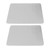 2Pcs Coffee Mat Drying Pad Super Absorbent Prevent Slip Shock Absorption Easy to Clean Coffee Bar Mat for Countertops Coffee Machine Light Gray 30x40cm / 11.8x15.7in