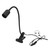 E27/E26 Clip Lamp Holder Desk Lamp Holder Night Reading Book Lamp Holder for Bedroom Dormitory 100‑240VEU Plug