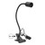 E27/E26 Clip Lamp Holder Desk Lamp Holder Night Reading Book Lamp Holder for Bedroom Dormitory 100‑240VEU Plug