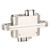 Zinc Alloy Adjustable Crossed Concealed Hinge Accessory Furniture Hardware for Folding Door