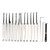 15 PCS Lock Picking Set Stainless Steel Lock Kit Practice Training Lock Tool for Locksmith Beginners and Professional