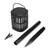 2Pcs Outdoor Garden Flame LED Solar Light Waterproof Yard Hanging Lantern Lamp Decor