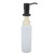 300ml Kitchen Sink Soap Dispenser Stainless Steel 360° Rotation Multifunctional Soap Dispenser for Kitchen Black