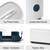 Cable Management Box with Phone Holder Lid Desk Wire Organizer Power Strips Protector Cord Hider Box Cord Organizer for Home Office Desktop