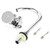 G1/2in Thread Copper Floor Mounted Foot Pedal Basin Faucet Sink Tap Set for Hospital Laboratory
