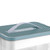 Stackable Toy Storage Bin Plastic Block Building with Lid Multiple Compartments Large Capacity Organizer Box for Kids 1 Tier Green (30.5x23x12.5cm)