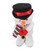 Electric Music Christmas Toy Doll 8 Songs Continuous Play Dancing Singing Glowing Swinging Plush Toy for Kids Adults Christmas Snowman