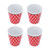 4Pcs Student Melamine Cup Imitation Porcelain Beverage Mug Water Cup for Student Restaurant