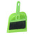 Small Hand Broom Dustpan Set Multifunctional Portable Table Top Brush Cleaning Tools for Keyboard Computer Green