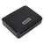 Glowing Cigarette Case Plastic USB Rechargeable Auto Power Off Portable Cigarette Storage Carry Box for Father's Day Christmas Birthday Gift Black