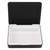 Glowing Cigarette Case Plastic USB Rechargeable Auto Power Off Portable Cigarette Storage Carry Box for Father's Day Christmas Birthday Gift Black