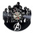 Modern Stylish Hero Wall Clock Decor for Bar Home Office Bedroom Wall Decoration