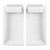 Magnetic Paper Towel Rack WallMounted Food Wrapper Organizer for Kitchen Bathroom