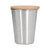350ML Portable Single Layer Stainless Steel Mug with Lid Stackable Coffee Beer Milk CupStainless Steel Color