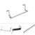 Cabinet Drawer Towel Hanging Rack Storage Holder Over Door Hanger Kitchen Bathroom