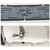 Kitchen Faucet Sink Splash Guard Silicone Faucet Water Catcher Mat Sink Draining Pad Behind Faucet for Kitchen Bathroom