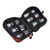 6pcs Camping Spice Containers Mini Portable Transparent Spice Jar Kit with Storage Bag for Kitchen Camping Travelling