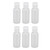 6pcs Camping Spice Containers Mini Portable Transparent Spice Jar Kit with Storage Bag for Kitchen Camping Travelling