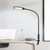 Tomshine 12W Clip-on Table Light Touching Control 2800-5500k 5 Color Modes & 5 Brightness Levels 30min Timer Eye-caring Flexible Swing Arm Lamp with Clamp Multifunctional Space Saving Table Lamp for Home Office Workbench