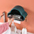 Tissue Holder Wall Mounted Side Hooks Waterproof Simple Fashionable Tissue Box for Bathroom Emerald Black