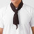 Chef Scarf Tie Kitchen Cooking Chef Neckerchief for Ladies & Men (Brown)