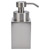 Hand Sanitizer Bottle Silver Large Capacity Non Slip 304 Stainless Steel Press Dispenser Hand Sanitizer Bottle