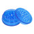 Plastic Flat Smoke Grinder Portable Smoke Crusher Crushing Grinding Tool for GiftBlue