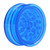 Plastic Flat Smoke Grinder Portable Smoke Crusher Crushing Grinding Tool for GiftBlue