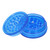 Plastic Flat Smoke Grinder Portable Smoke Crusher Crushing Grinding Tool for GiftBlue