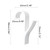Bathroom Radiator Hanger for Heated Towel Radiator Rail Clothes Hanger Bath Hook Holder