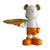 Bear Storage Tray Cute Resin Decorative Funny Trendy Bear Sculptures Keys Holder for Earrings Yellow