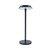 Table Lamp Modern Minimalist Style Eye Protection LED USB Rechargeable IP54 Ergonomic Reading Light for Living Room Black