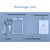 Vertical Style Aluminum Alloy ID Name Card Case Business Work Card Badge Holder with Lanyard