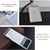 Vertical Style Aluminum Alloy ID Name Card Case Business Work Card Badge Holder with Lanyard