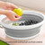 Collapsible Plastic Washing Basin Outdoor Portable Picnic Food Container Vegetable Washing Tool