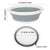 Collapsible Plastic Washing Basin Outdoor Portable Picnic Food Container Vegetable Washing Tool