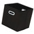 Fabric Cube Organizer Black Dual Handles Foldable Storage Bins Baskets for Home Bedroom Toy Clothing Organize