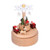 Wooden Music Box Snowflake Decor Wood Grain Texture Beautiful Sound Christmas Music Box