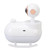 Mini Air Humidifier Quiet Portable Multifunctional Aroma Humidifier for Study Dorm 300ml White