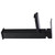 Black Bathroom Faucet Stainless Steel Modern Waterfall Sink Faucet For Home Hotel 2 Hoses