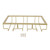 Iron Art Upside Down Wine Glass Holder European Style Hanging Wine Glass Rack Under Cabinet Gold