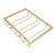 Iron Art Upside Down Wine Glass Holder European Style Hanging Wine Glass Rack Under Cabinet Gold