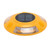 Solar Road Stud Light IP68 Waterproof Automatic Aluminum Alloy LED Dock Lamp for Ground Deck Pathway 1.8W 6V Red Lamp