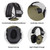 Earmuffs Active Headphones for Shooting Electronic Hearing protection Ear protect Noise Reduction Active Hunting Headphone Hearing Protection Headset Foldable