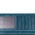 Women PU Leather Credit Card Holder Large Capacity Wallet Zipper Trifold Wallet with Strap Peacock Blue