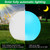 Solar Floating Ball Pool Light IP68 Water Resistant Brightness Adjustment 2/4/6/8H Timing Solar Floating Lights for Pool