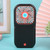 Portable Folding Mini Fan Hanging Desktop Fan USB Rechargeable for Home Outdoor SportsBlack