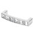 Crystal Handle Modern Simple Cabinet Door Diamonds Double Hole Handle Drawer Pull
