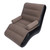 Inflatable Sofa Ergonomic S Shaped Portable Soft Flocking Surface Blow Up Couch for Home Travel Office Coffee