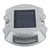 Solar Deck Lights Silver Aluminium Alloy High Brightness LED Solar Road Stud For Outdoor Pathway Walkway Stair Green Light